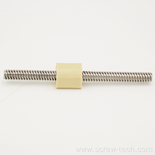 Custom POM nut trapezoidal lead screw Tr8x8